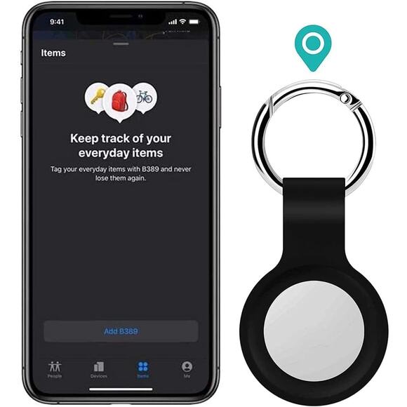 3 Pcs AirTag Silicone Holder Case Cover Airtags Tracker Keychain Sleeve Shell - Picture 7 of 9